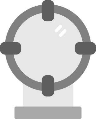 Düz biçimli ağırlık ölçekli fitness simgesi