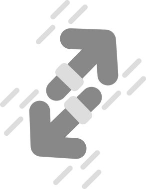 Web kullanımı için Karıştır Simgesi, Basit Vektör İllüstrasyonu