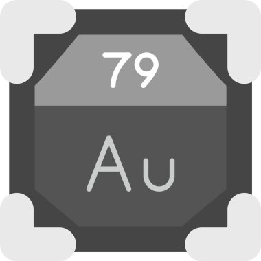 79 Altın Simge, Web Kullanımı için Basit Vektör İllüstrasyonu