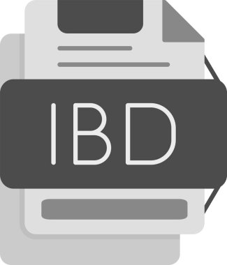 Web Kullanımı için IBD Simgesi, Basit Vektör İllüstrasyonu