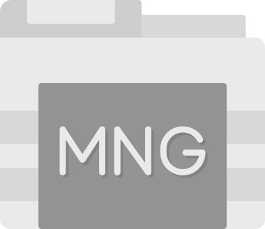 Web Kullanımı için Dizin Uzantısı Simgesi, Basit Vektör İllüstrasyonu