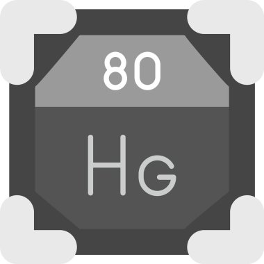 Web Kullanımı için Basit Vektör İllüstrasyonu 80 Merkür Simgesi