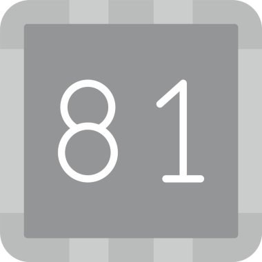 81. Seksen bir Simge