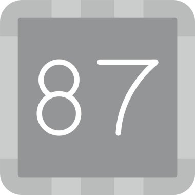 87. Seksen yedi Simge