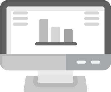 Web Kullanımı için Grafik Simgesi, Basit Vektör İllüstrasyonu