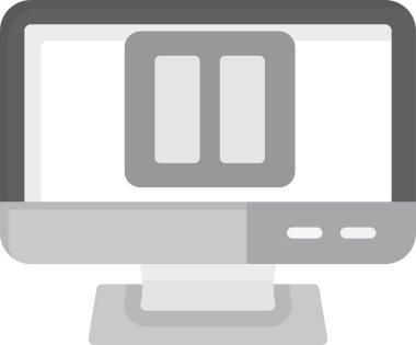 Web Kullanımı için Simge Duraklat, Basit Vektör Resimleri