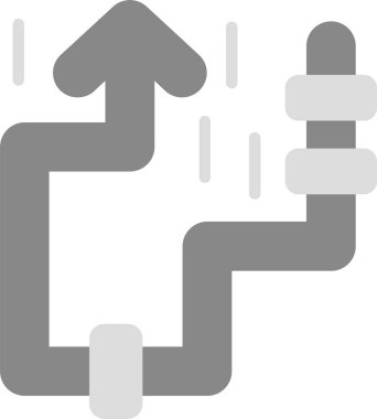 Web kullanımı için U Dönüşü Simgesi, Basit Vektör Resimleri