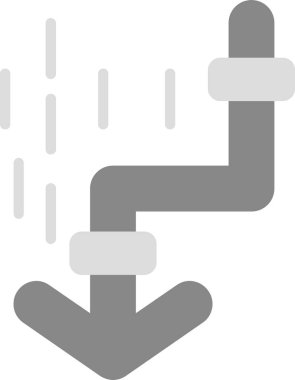 Web kullanımı için U Dönüşü Simgesi, Basit Vektör Resimleri