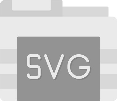 Web Kullanımı için SVG Simgesi, Basit Vektör İllüstrasyonu