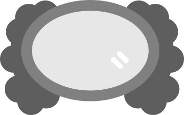 Tek izole kalkan simgesinin vektör illüstrasyonu