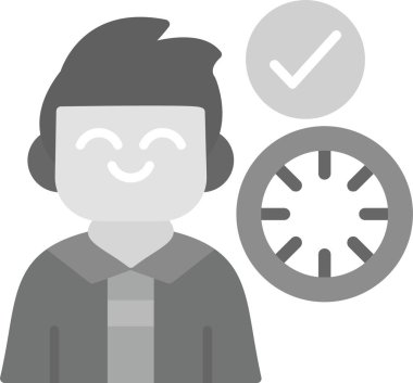 Web Kullanımı için Tarihsel Simge, Basit Vektör İllüstrasyonu