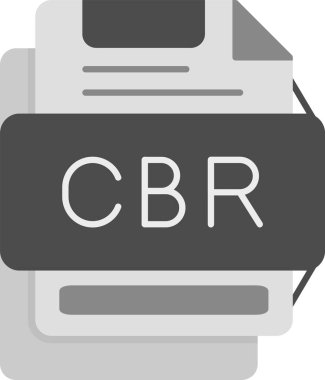 Web Kullanımı için CBR Simgesi, Basit Vektör İllüstrasyonu