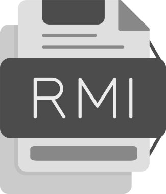 Web Kullanımı için RMI Simgesi, Basit Vektör İllüstrasyonu