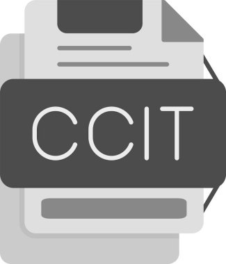 CCITT Simgesi, Web Kullanımı için Basit Vektör İllüstrasyonu