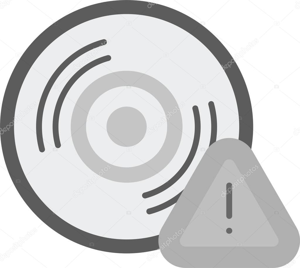 Cd Icon, Simple Vector Illustration For Web Use