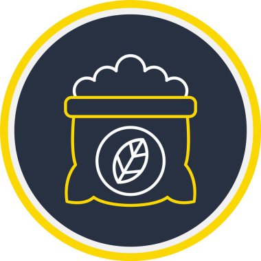 Web Kullanımı için Çuval Simgesi, Vektör İllüstrasyonu