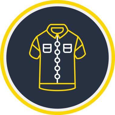 Tişört Simgesi, Web Kullanımı için Vektör İllüstrasyonu