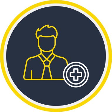 Web kullanımı için Kullanıcı Simgesi, Vektör İllüstrasyonu Ekle