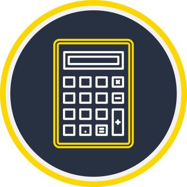 Web Kullanımı için Hesap Makinesi Simgesi, Vektör Resimleri