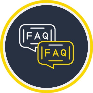 Faq Simgesi, Web Kullanımı için Vektör Resimleri