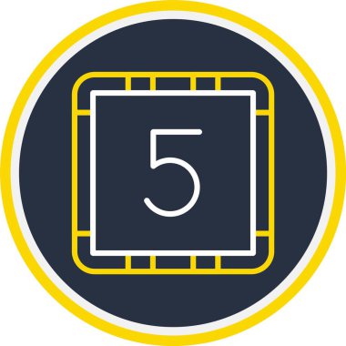 5. Simge, Web Kullanımı için Vektör İllüstrasyonu