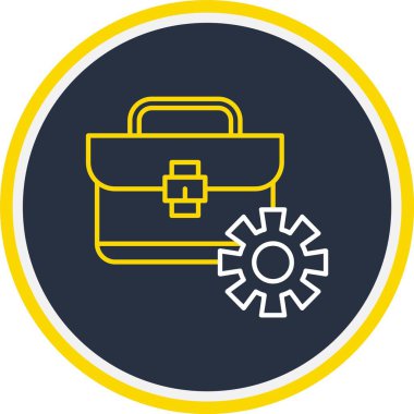 Web Kullanımı için Evrak Dosyası Simgesi, Vektör İllüstrasyonu