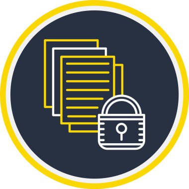 Web Kullanımı için Dosya Simgesi, Vektör İllüstrasyonu