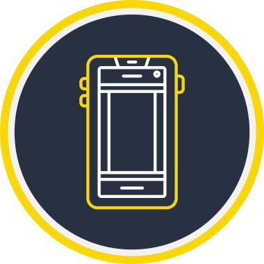 Web Kullanımı için Akıllı Telefon Simgesi, Vektör İllüstrasyonu