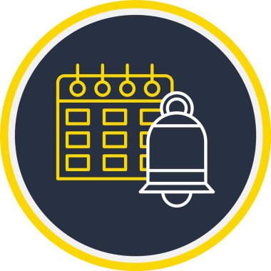 Web Kullanımı için Bildirim Simgesi, Vektör İllüstrasyonu