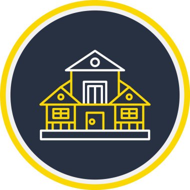 Web Kullanımı için Ev Simgesi, Vektör İllüstrasyonu