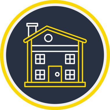 ev simgesi vektör illüstrasyonu, Web kullanımı için vektör illüstrasyonu