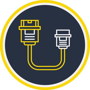 Web Kullanımı için Sata Simgesi, Vektör İllüstrasyonu