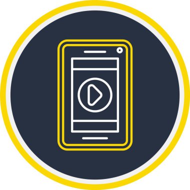 Web Kullanımı için İçerik Simgesi, Vektör İllüstrasyonu