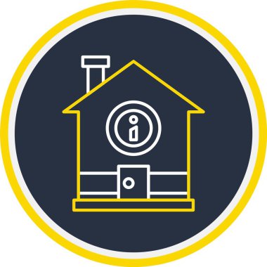 Web Kullanımı için Bilgi Noktası Simgesi, Vektör İllüstrasyonu