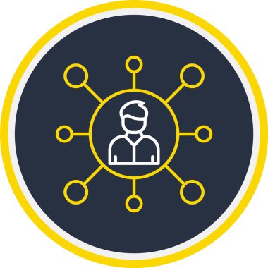 Web Kullanımı için Yetenek Simgesi, Vektör İllüstrasyonu