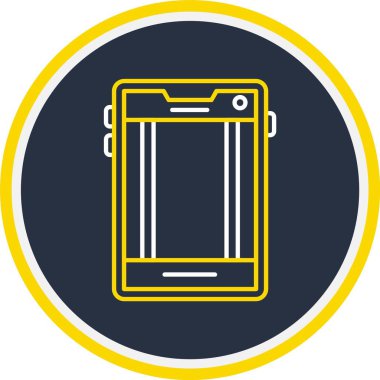 Web Kullanımı için Akıllı Telefon Simgesi, Vektör İllüstrasyonu