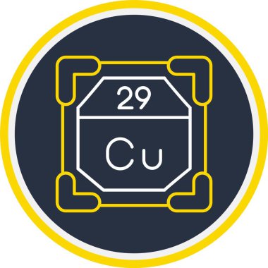 29 Bakır Simgesi, Web Kullanımı için Vektör İllüstrasyonu