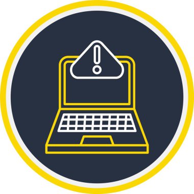 Bilgisayar ekranı simgesi, vektör illüstrasyon tasarımı, Web Kullanımı için Vektör İllüstrasyonu