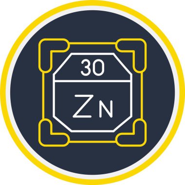 Web Kullanımı için 30 Çinko Simgesi, Vektör İllüstrasyonu