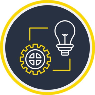 Web Kullanımı için vektör illüstrasyon simgesi, ayarlar ve dişliler, Vektör illüstrasyonu