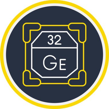 32 Germanyum Simgesi, Web Kullanımı için Vektör İllüstrasyonu