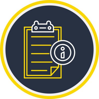 Web Kullanımı için Pano Simgesi, Vektör İllüstrasyonu