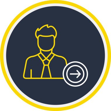 Web kullanımı için Kullanıcı Kaldırma Simgesi, Vektör İllüstrasyonu