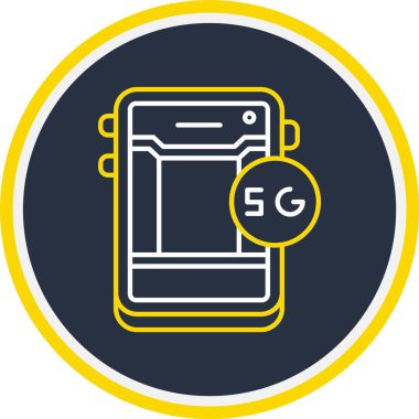 5 g ağ vektör illüstrasyon tasarımı, Web kullanımı için Vektör İllüstrasyonu