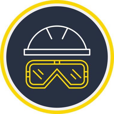 Güvenli Gözlük Simgesi, Web Kullanımı için Vektör Resimleri