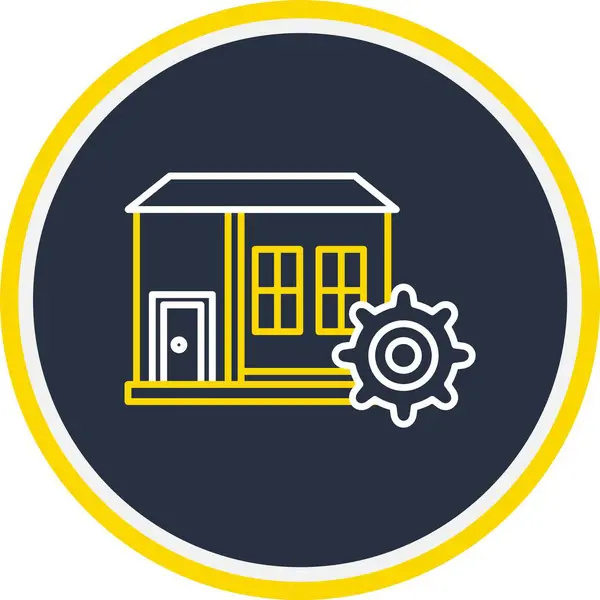 Web Kullanımı için Ev Simgesi, Vektör İllüstrasyonu