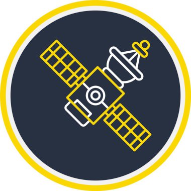 Web Kullanımı için Uydu Simgesi, Vektör Resimleri