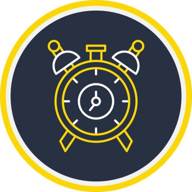 Web Kullanımı için Saat Simgesi, Vektör İllüstrasyonu