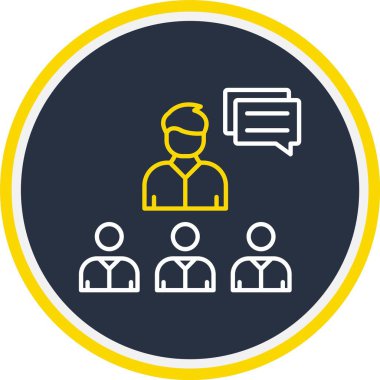 Patron Simgesi, Web Kullanımı için Vektör İllüstrasyonu