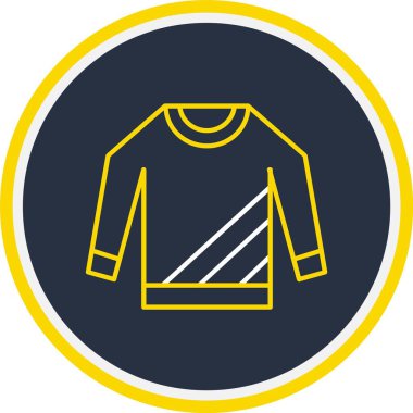 Tişört Simgesi, Web Kullanımı için Vektör İllüstrasyonu